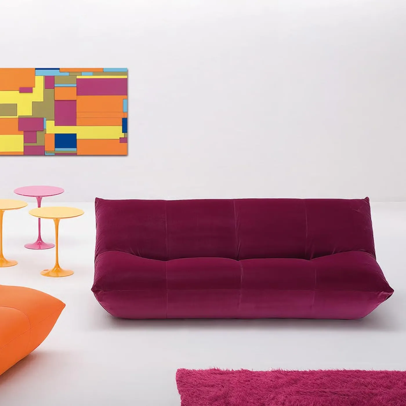 PAPILLON removable-cover sofa by Giovannetti
